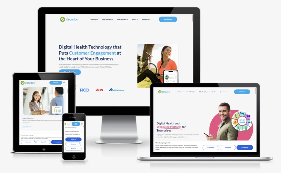 Dacaado portfolio WordPress Elementor