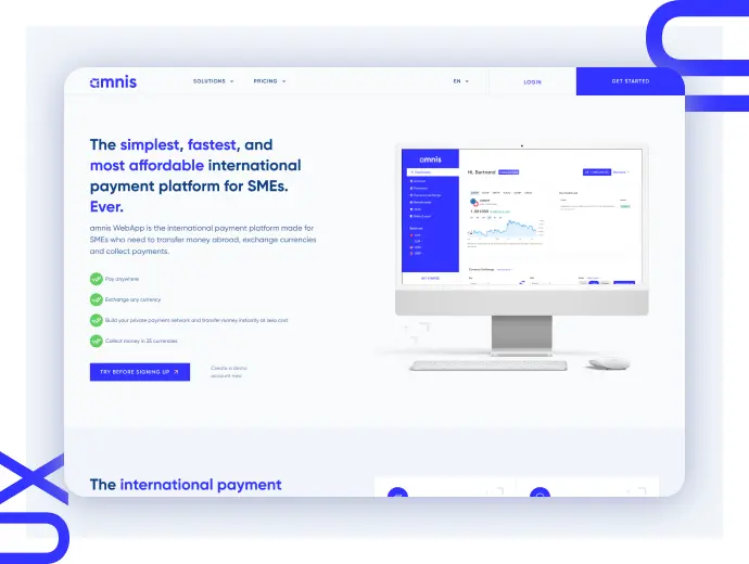 Amnis WordPress portfolio
