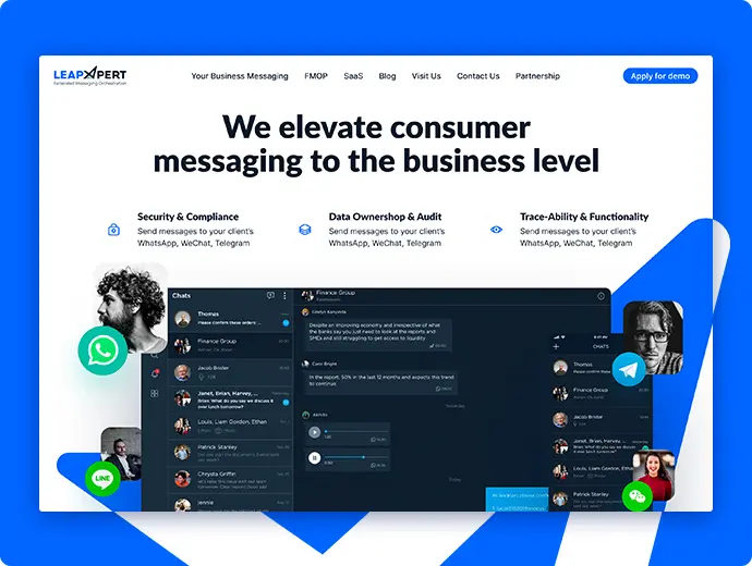 LeapXpert WordPress portfolio